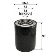 Купити 586007 Valeo Масляний фільтр (накручуваний) Мовано (2.5 D, 2.8 DTI)