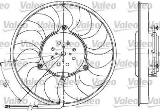 Купить 698612 Valeo Вентилятор охлаждения Audi A4 (B6, B7) (1.8, 1.9, 2.5)