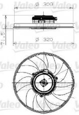 Купить 696027 Valeo Вентилятор охлаждения Vectra C (1.9, 2.0, 2.2, 2.8, 3.2)