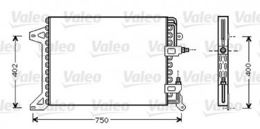 Купить 818038 Valeo Радиатор кондиционера Iveco