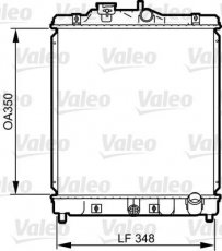 Купити 734117 Valeo Радіатор охолодження двигуна Хонда ХРВ (1.6 16V, 1.6 16V 4WD)