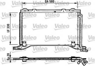 Купити 816949 Valeo Радіатор кондиціонера Mercedes 190 W201 D 2.0
