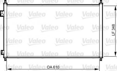 Купити 817780 Valeo Радіатор кондиціонера Аккорд 3.0 V6 24V