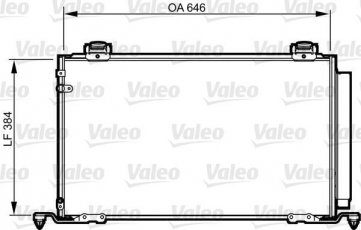 Купити 814209 Valeo Радіатор кондиціонера Avensis T25 (2.0, 2.0 VVTi, 2.4)