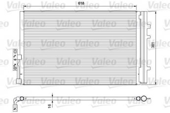 Купить 814386 Valeo Радиатор кондиционера BMW X4 F26 (2.0, 3.0)