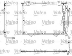 Купить 817563 Valeo Радиатор кондиционера Mercedes 202 (C 200 T CDI, C 220 CDI, C 220 T CDI)