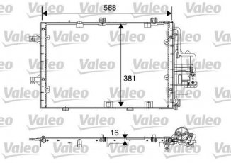 Купити 817843 Valeo Радіатор кондиціонера Corsa C (1.0, 1.2 16V)