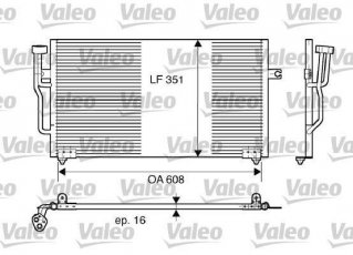 Купить 817559 Valeo Радиатор кондиционера Вольво С40 1 (1.6, 1.7, 1.8, 1.9)