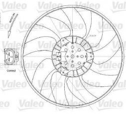 Купить 696028 Valeo Вентилятор охлаждения Vectra C (3.0 CDTI, 3.0 V6 CDTI)