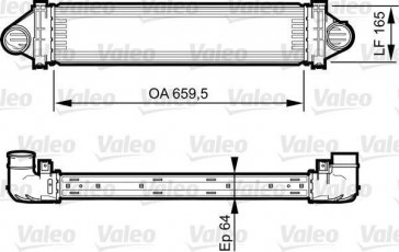 Купити 818245 Valeo Інтеркулер Range Rover 2.2 D