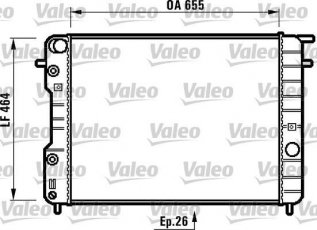 Купити 731840 Valeo Радіатор охолодження двигуна Omega
