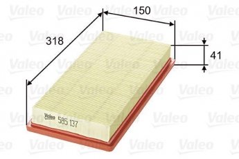 Купить 585137 Valeo Воздушный фильтр  Типо