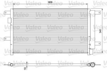 Купить 815089 Valeo Радиатор кондиционера Дейли (2.3, 3.0)