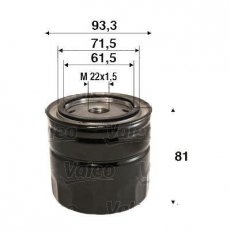 Купити 586110 Valeo Масляний фільтр (накручуваний) Аккорд 1.6 L