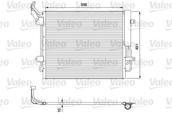 Купить 814157 Valeo Радиатор кондиционера Sharan (1.4, 2.0)