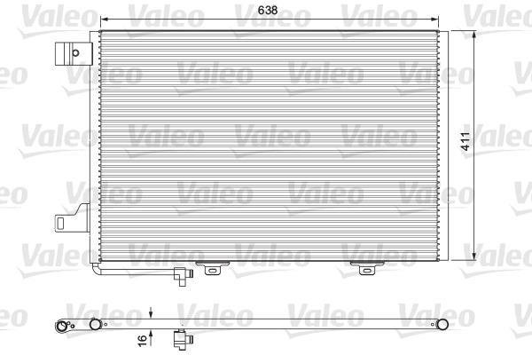 Купити 814376 Valeo Радіатор кондиціонера B-Class W245 B 160