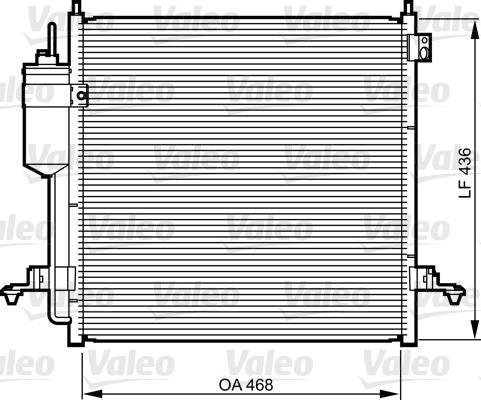Купить 814214 Valeo Радиатор кондиционера L200 (2.5 DI-D, 2.5 DI-D 4WD, 2.5 DiD)
