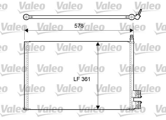 Купить 814083 Valeo Радиатор кондиционера Фиеста 5 (1.3, 1.4, 1.6, 2.0)