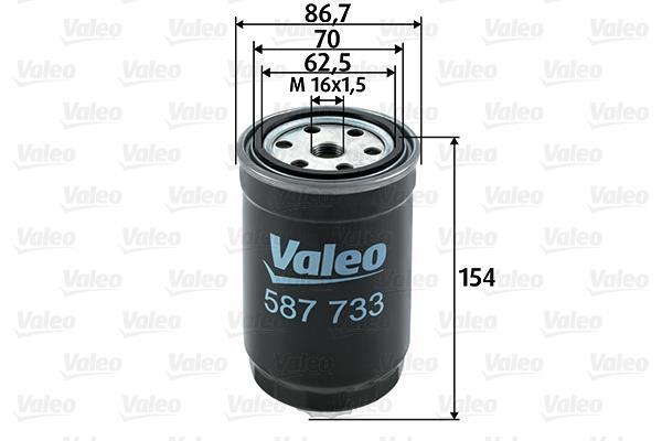 Купить 587733 Valeo Топливный фильтр 