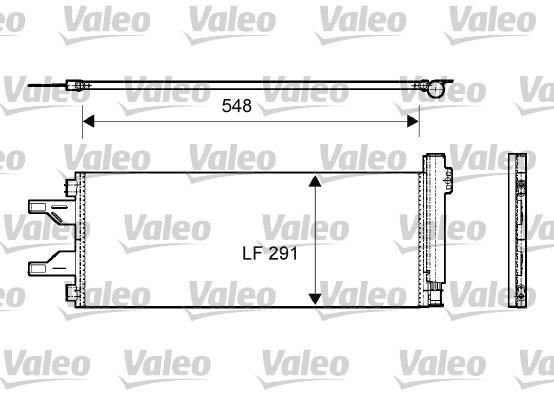 Купить 814069 Valeo Радиатор кондиционера Jumper (2.2, 3.0)