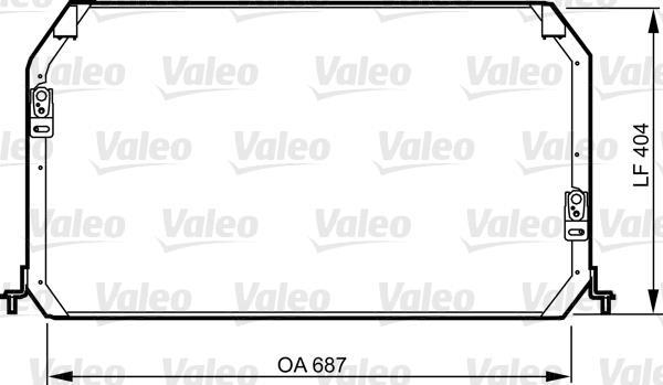 Купить 814282 Valeo Радиатор кондиционера Toyota