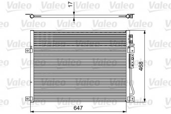 Радиатор кондиционера 814086 Valeo фото 1