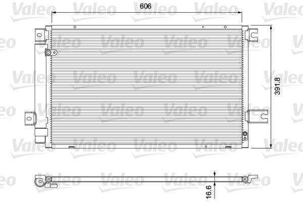 Купить 814414 Valeo Радиатор кондиционера Toyota