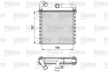 Купить 811506 Valeo Радиатор печки Kodiaq (1.4 TSI, 2.0 TDI, 2.0 TSI)