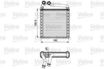 Купить 811500 Valeo Радиатор печки Пассат (Б6, Б7)