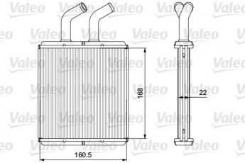 Купить 811562 Valeo Радиатор печки Kia Rio (1.3, 1.5, 1.5 16V)