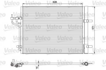 Купить 814390 Valeo Радиатор кондиционера Focus 3 (1.6 EcoBoost, 2.0 ST, 2.0 TDCi)