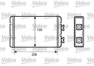 Купить 812220 Valeo Радиатор печки BMW X3 E83 (2.0, 2.5, 3.0)