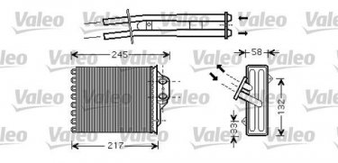 Купить 812336 Valeo Радиатор печки Fiat 500 (0.9, 1.2, 1.4)