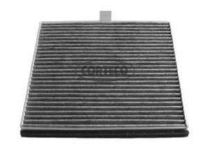 Купити 21653069 CORTECO Салонний фільтр  VolvoМатеріал: активированный уголь