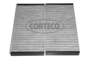 Салонный фильтр 80001719 CORTECO – (из активированного угля)Материал: активированный уголь фото 1
