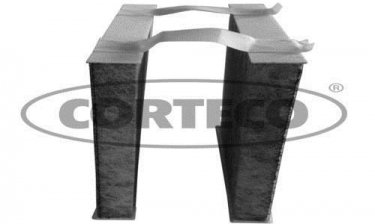 Купити 80001777 CORTECO Салонний фільтр (из активированного угля)Матеріал: активированный уголь