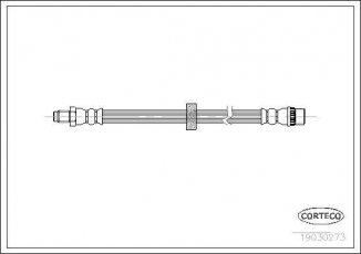 Купить 19030273 CORTECO Тормозной шланг Twingo 1 (1.2, 1.2 16V)