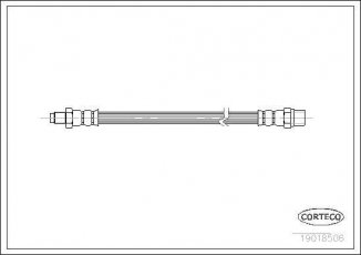 Купить 19018506 CORTECO Тормозной шланг Audi 100 (1.8, 1.9)