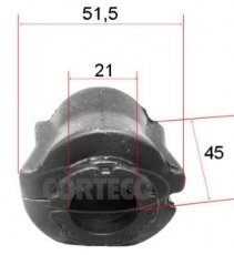 Купити 49371817 CORTECO Втулки стабілізатора Fiorino (1.3 D Multijet, 1.4)