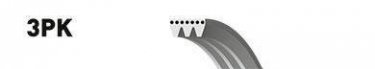 Ремень приводной 3PK853 Gates –  фото 1