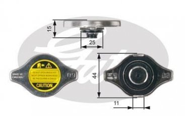 Купить RC127 Gates Крышка радиатора Паджеро Спорт 1 (2.5 TD, 3.0 V6)