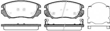 Купить 1385.02 Remsa Тормозные колодки передние Camaro 3.6 с звуковым предупреждением износа