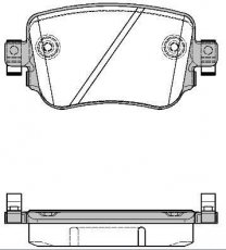 Купити 1549.08 Remsa Гальмівні колодки задні Ауді А1 (1.0 TFSI, S1 quattro) 