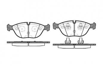 Купить 0597.00 Remsa Тормозные колодки передние Ауди А4 RS4 quattro подготовлено для датчика износа колодок