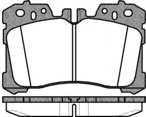 Тормозная колодка 1320.00 Remsa – передние подготовлено для датчика износа колодок фото 1