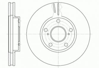 Купити 6842.10 Remsa Гальмівні диски Avensis (2.0 D-4D, 2.0 VVT-i)