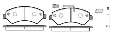 Купити 1275.12 Remsa Гальмівні колодки передні Boxer (2.2 HDi 130, 2.2 HDi 150, 3.0 HDi 175) з датчиком зносу