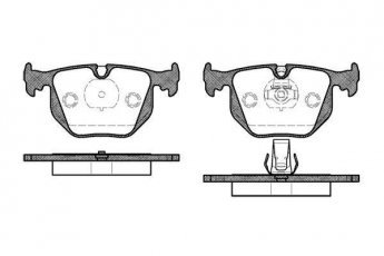 Купить 0381.20 Remsa Тормозные колодки задние BMW E46 (2.5, 2.9, 3.0, 3.2) подготовлено для датчика износа колодок