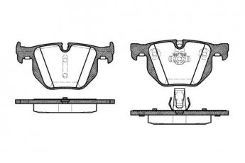 Купить 0381.60 Remsa Тормозные колодки задние БМВ Х6 (Е71, Е72) 3.0 подготовлено для датчика износа колодок