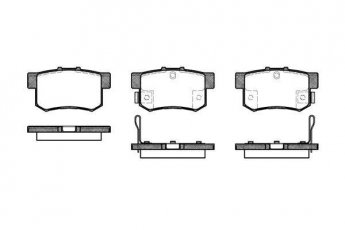 Купить 0325.32 Remsa Тормозные колодки задние Integra (1.8 Type-R, 2.0, 2.0 16V Type-R) с датчиком износа